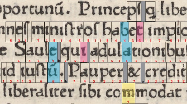 Sweynheym and Pannartz’s roman type from 1472